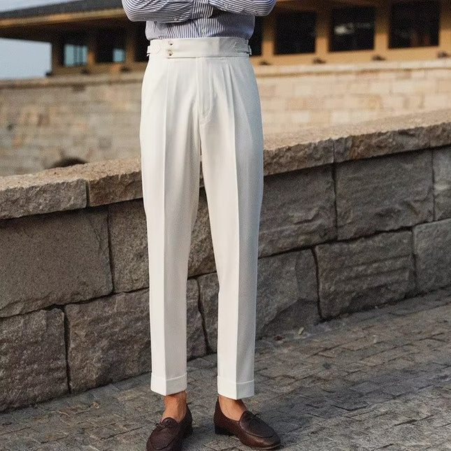 Summer Lightly Mature High-grade Slim Fit Suit Pants