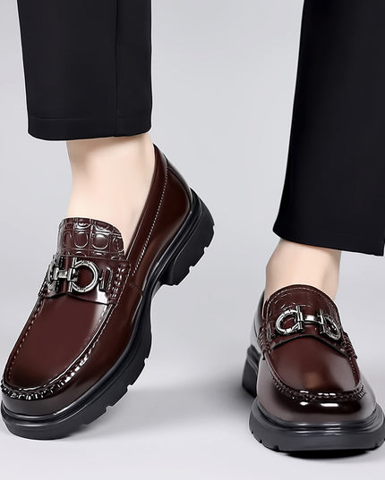 Men's Low-top Platform Retro Casual Shoes
