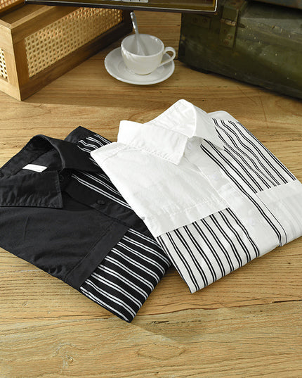 Cotton Long-sleeved Shirt Loose Japanese Style Casual