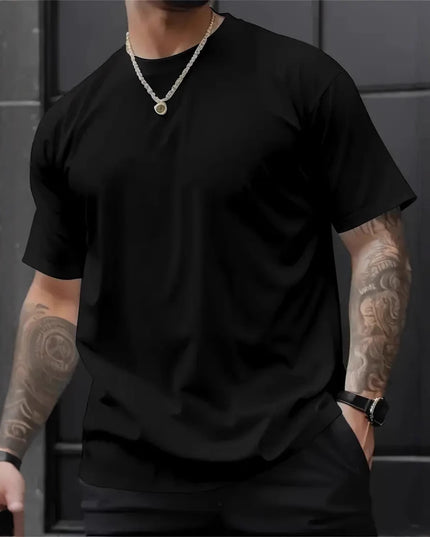 3D Digital Printing Printed Loose Short Sleeve Round Neck T-shirt