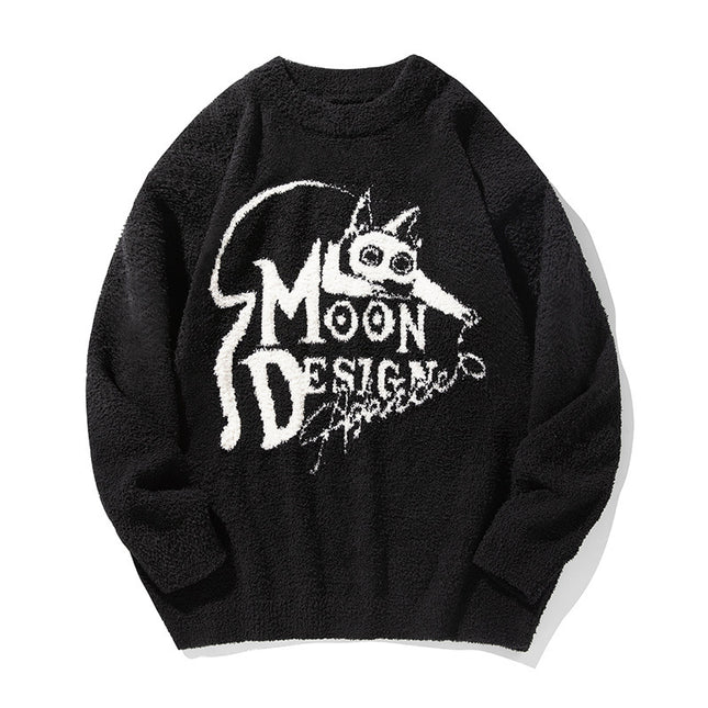 Men And Women Autumn And Winter New Couple Loose Pullover American Sweater