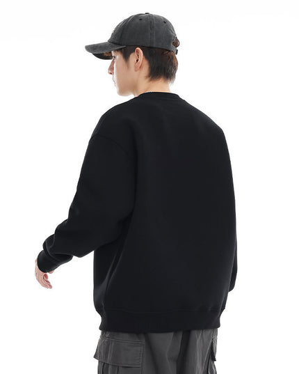 Design Sense Printed Crew Neck Sweatshirt Men