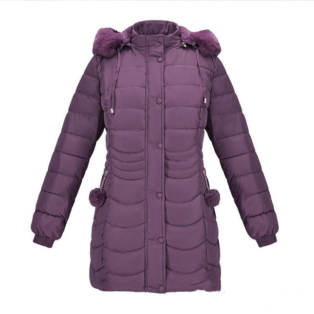 Casual Pure Color Thickened Velvet Cotton Clothes