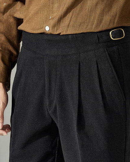 Slim Fit Business Casual Pants Men