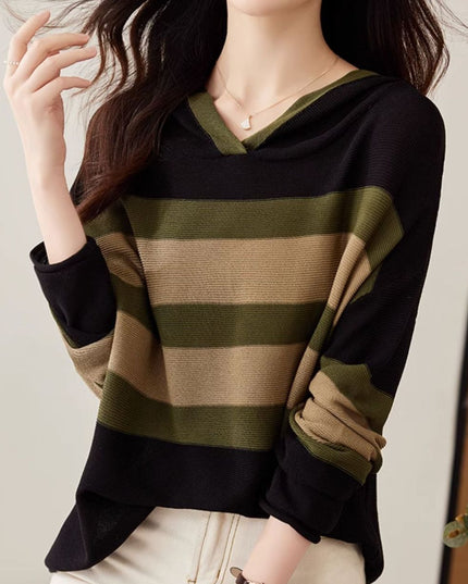 Unisex Style Outer Wear Hoodie Knitted