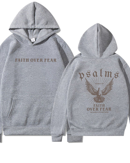 Hoodie Bible Scripture Pattern Girly Style Sweatshirt