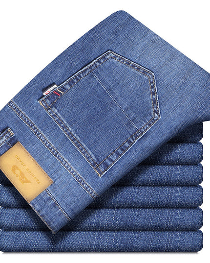 Men's Loose Straight Leg Summer Jeans