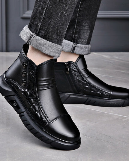 All-matching Worker Boot Warm Leisure Men