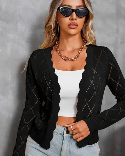 A Cold-themed Cardigan Top