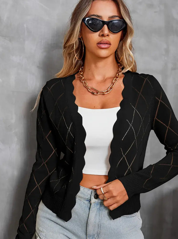 A Cold-themed Cardigan Top
