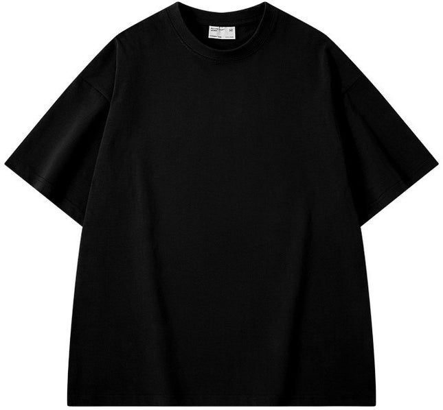 Thickened Cotton Short-sleeved Drop-shoulder T-shirt Bottoming Shirt Top