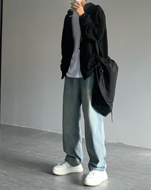 Wide-leg Jeans Men And Women