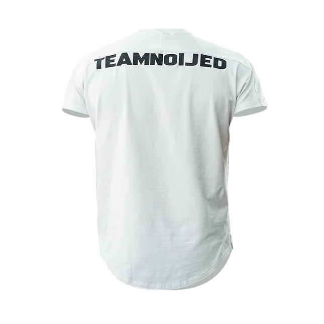 New Sports Short Sleeve Men's Stretch Absorbent Crew Neck