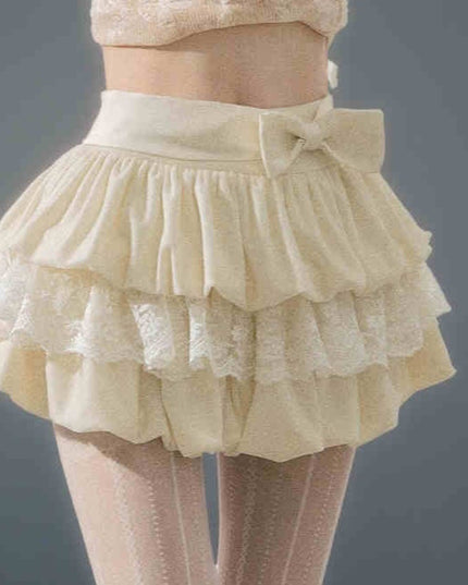 Women's Autumn And Winter A- Line Slimming Pleated Tiered Skirt