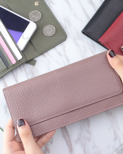 Long Multiple Card Slots Zipper Multifunctional Large-capacity Coin Purse