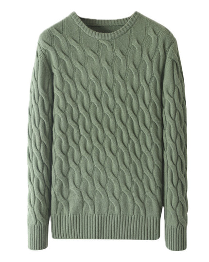 Round Neck Sweater Casual Bottoming Men's Shirt