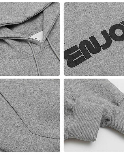 Simple Hooded Sweater Men And Women Letter Printing