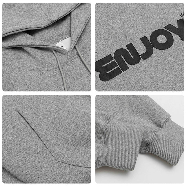 Simple Hooded Sweater Men And Women Letter Printing