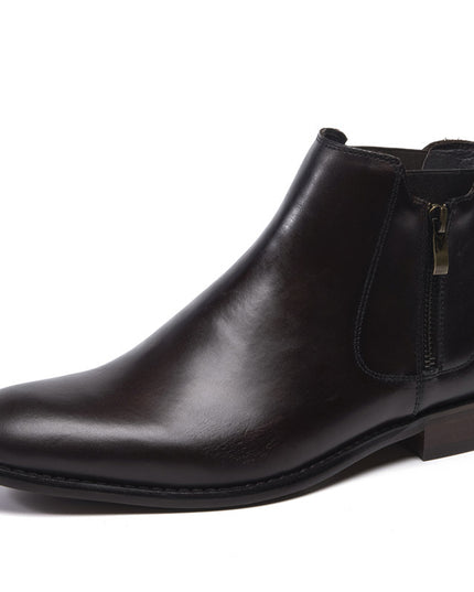 First Layer Cowhide  Boots Men's Leather
