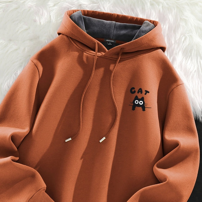 Velvet Padded Thickened Sweater All-matching Hooded Jacket