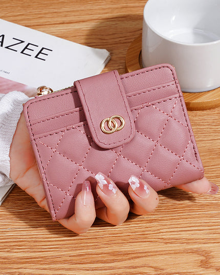 Women's Wallet Classic Style Embroidery Thread Multi-card-slot Coin Purse Women