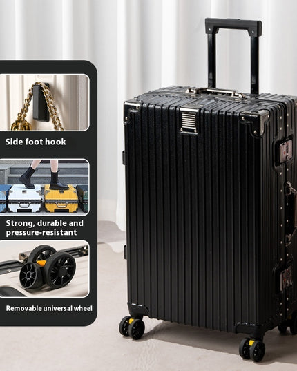 Suitcase Large Capacity Aluminium Frame Luggage