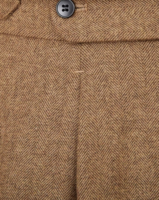 Naples Casual High Waist Straight Trousers