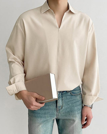 Loose Lapels Casual Shirt