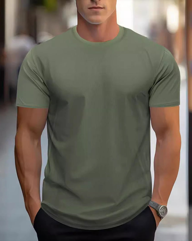 Quick-drying Breathable Sports Round Neck Short Sleeve
