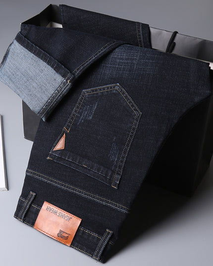 Business Casual Stretch Straight-leg Jeans