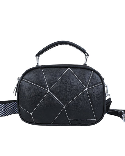 Fashion Three-layer Retro Trendy Patchwork Small Bag
