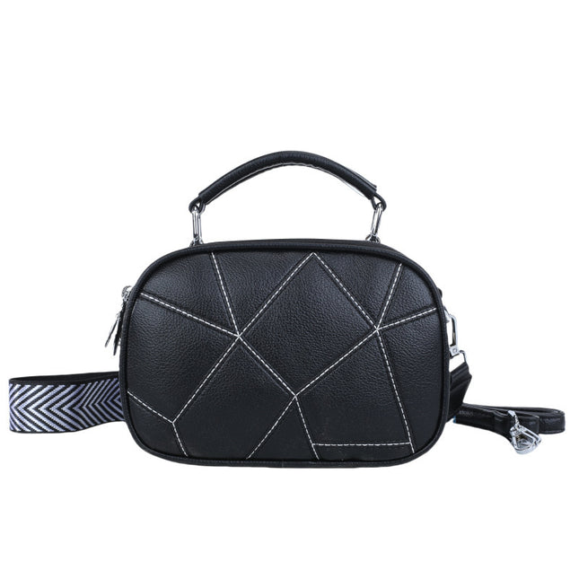 Fashion Three-layer Retro Trendy Patchwork Small Bag