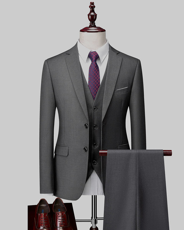 Men's Ruffian Handsome Casual Suit Full Set