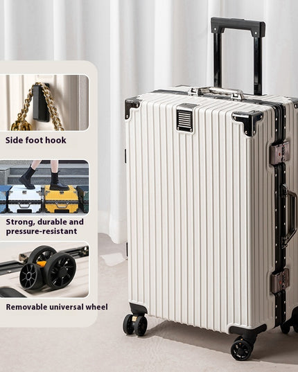 Suitcase Large Capacity Aluminium Frame Luggage