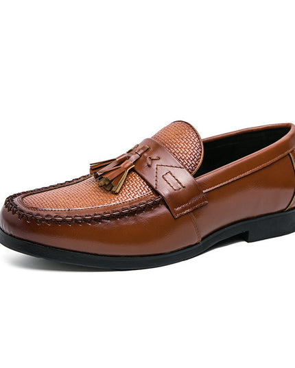 New Men's Casual Slip-on Leather Shoes