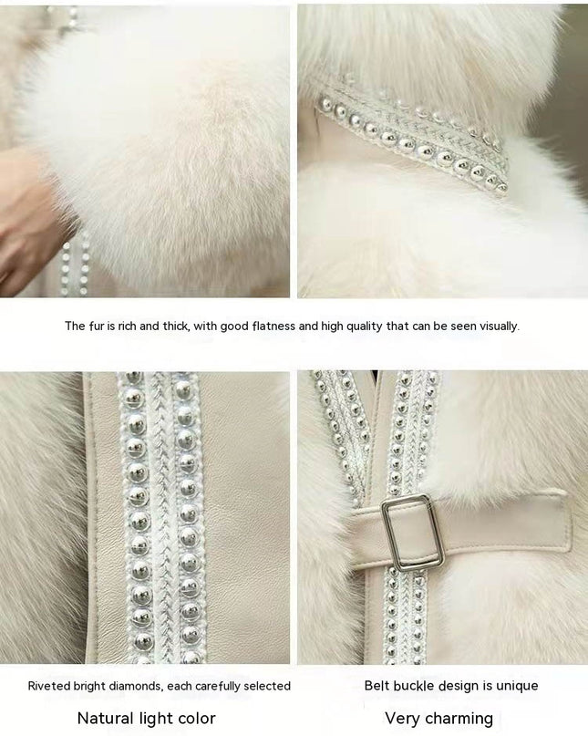 Artificial Fox Fur Jacket Women's Fur