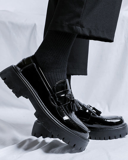 British Leather Shoes Men's Platform