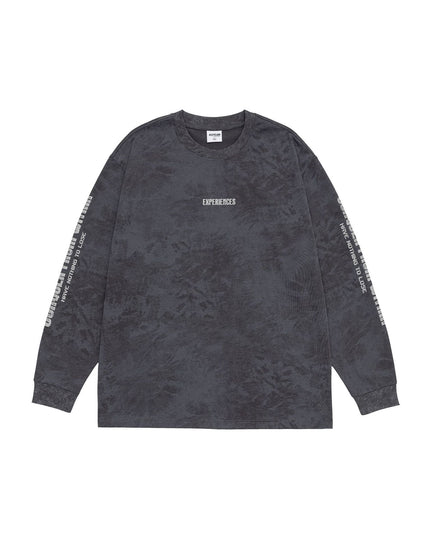 Retro Crew Neck Long-sleeved T-shirt Male Letter Printed Loose Casual Bottoming Bottoming Shirt