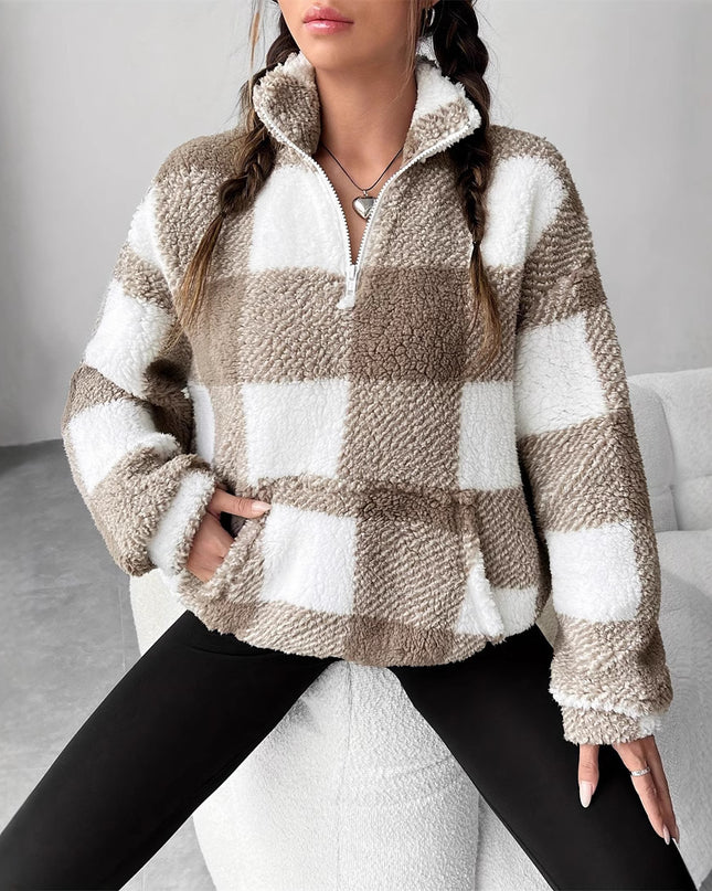 Plush Loose And Warm Casual Women's Sweater