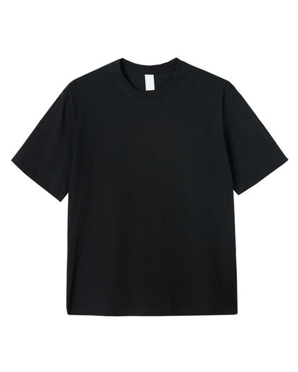 230g Combed Cotton Solid Color Short-sleeved T-shirt Foundation