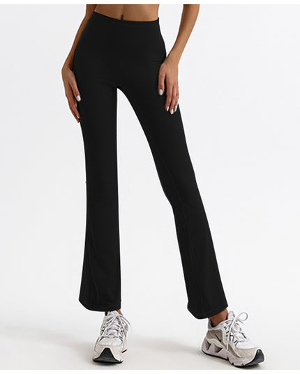 Hollow Sports And Fitness Running Training Bell-bottom Pants