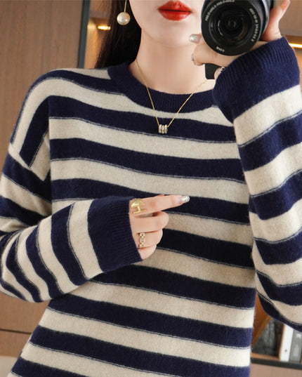 Women's Long Sleeve Loose Western Style Sweater