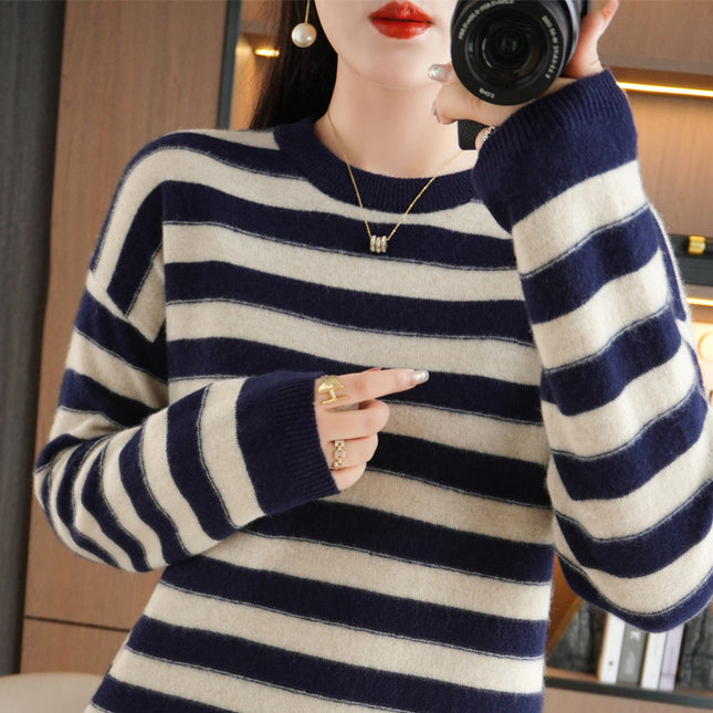 Women's Long Sleeve Loose Western Style Sweater