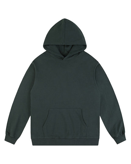 New Street Solid Color Loose Hooded Men's Sweater
