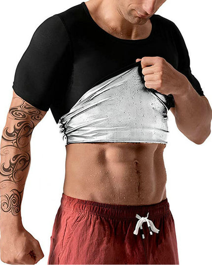 Sweat Suit Sports Fitness Corset Men