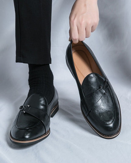 Plus Size Men's Shoes Casual British Style Slip-on
