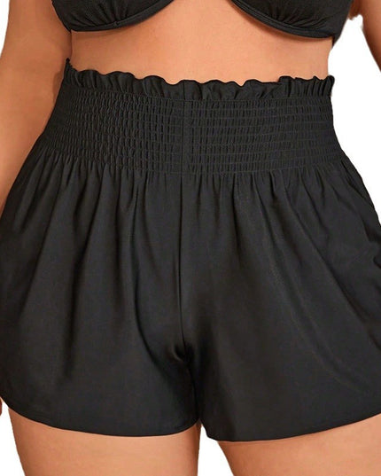 Plus Size Swimsuit Women's Mesh Four Corners