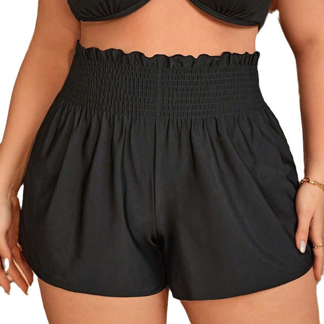 Plus Size Swimsuit Women's Mesh Four Corners