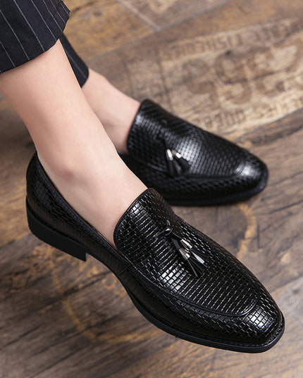 Pointed Men's Slip On Leather Shoes