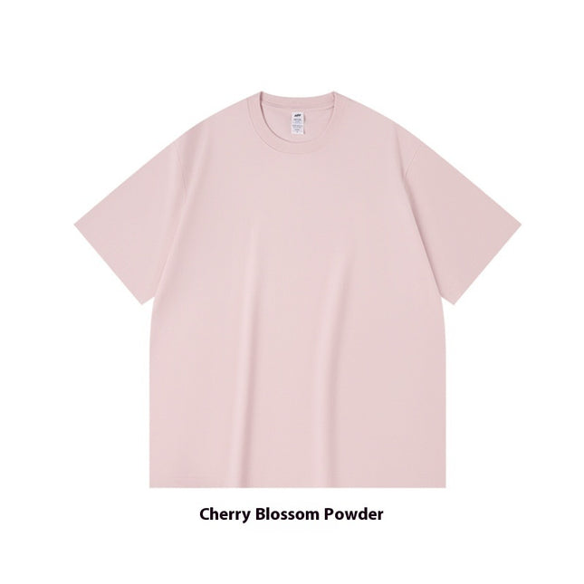 Cotton Heavy Round Neck Cultural T-shirt Advertising Shirt